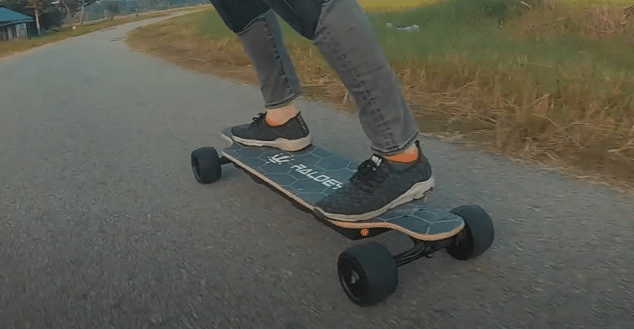 person riding RADLEY MT-V3S Electric Skateboard