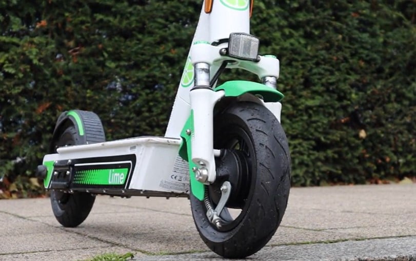Lime Scooter front