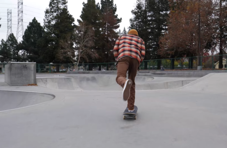 man on his skateboard