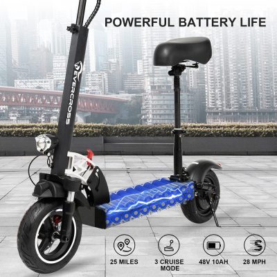 Battery Life of EVERCROSS Folding Electric Scooter