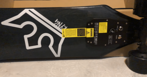 KYNG Electric Skateboard 40” Longboard close up