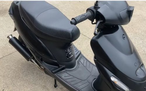 Seat and foot pedal of Taotao Scooter
