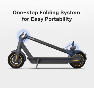 Segway Ninebot MAX Electric Kick Scooter - folding system