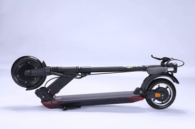black foldable scooter