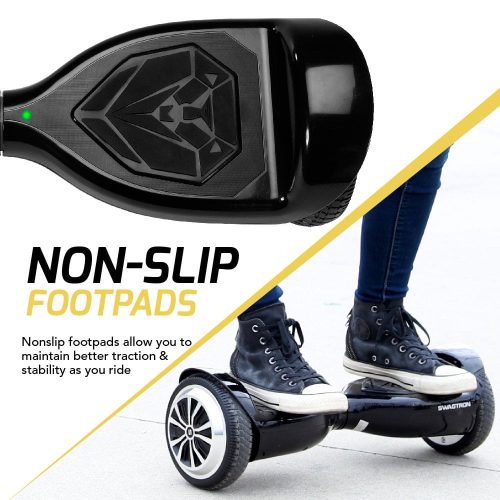 non slip foot pads of Swagtron T5