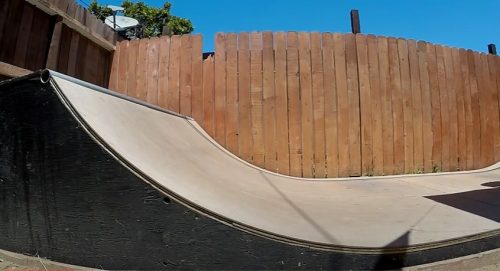 small skating ramp